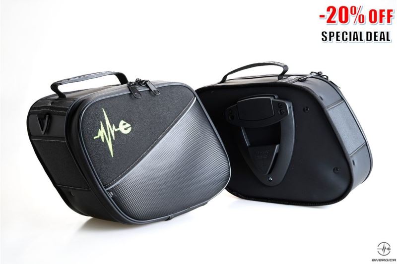 ENERGICA LUGGAGES and RACK KIT (FOR EVA =<2019 /DOESN'T FIT ON RIBELLE MODEL)