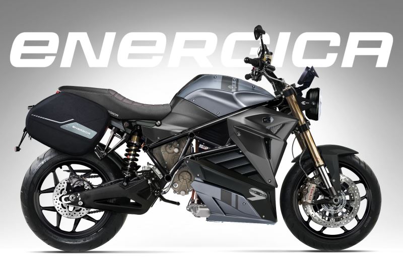 SIDE BAGS AND ENERGICA RACK KIT. GREY ESSE ESSE 9