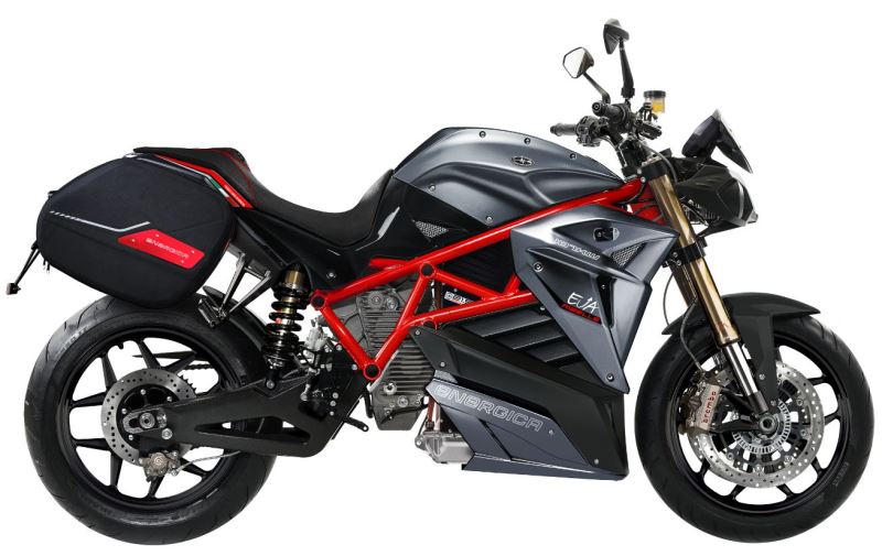 RIBELLE SIDE BAGS AND SPECIFIC HOLDERS - RED PLATES