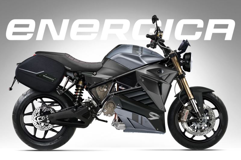 SIDE BAGS AND ENERGICA RACK KIT. ANTHRACITE ESSE ESSE 9