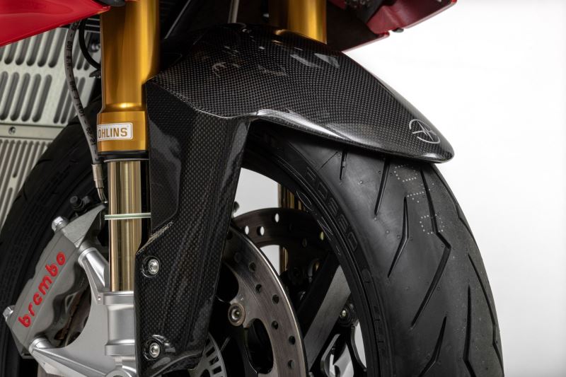 SLEEK CARBON FRONT MUDGUARD  (EGO,EVA,ESSE ESSE 9,EXPERIA)