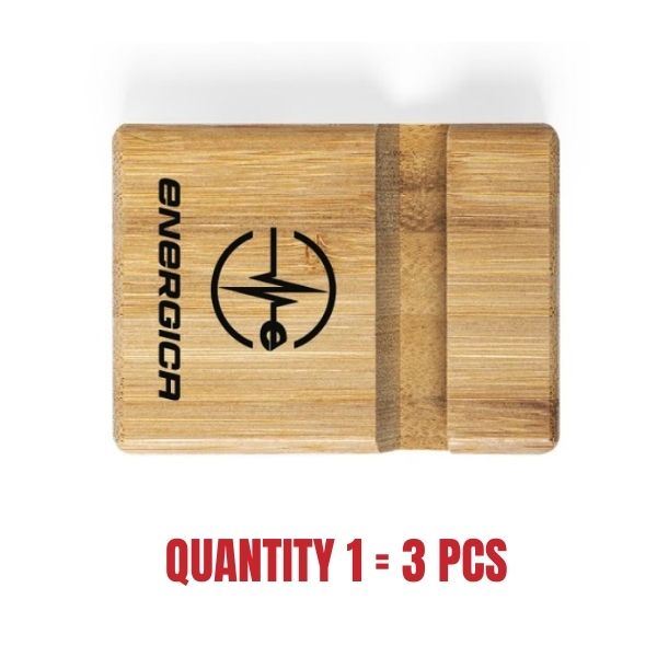 Bamboo smartphone stand. 
Minimum batch: 3 pieces
