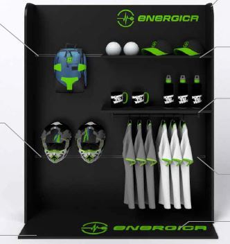 150X180X60 MERCHANDISING CORNER (COMPACT VERSION)