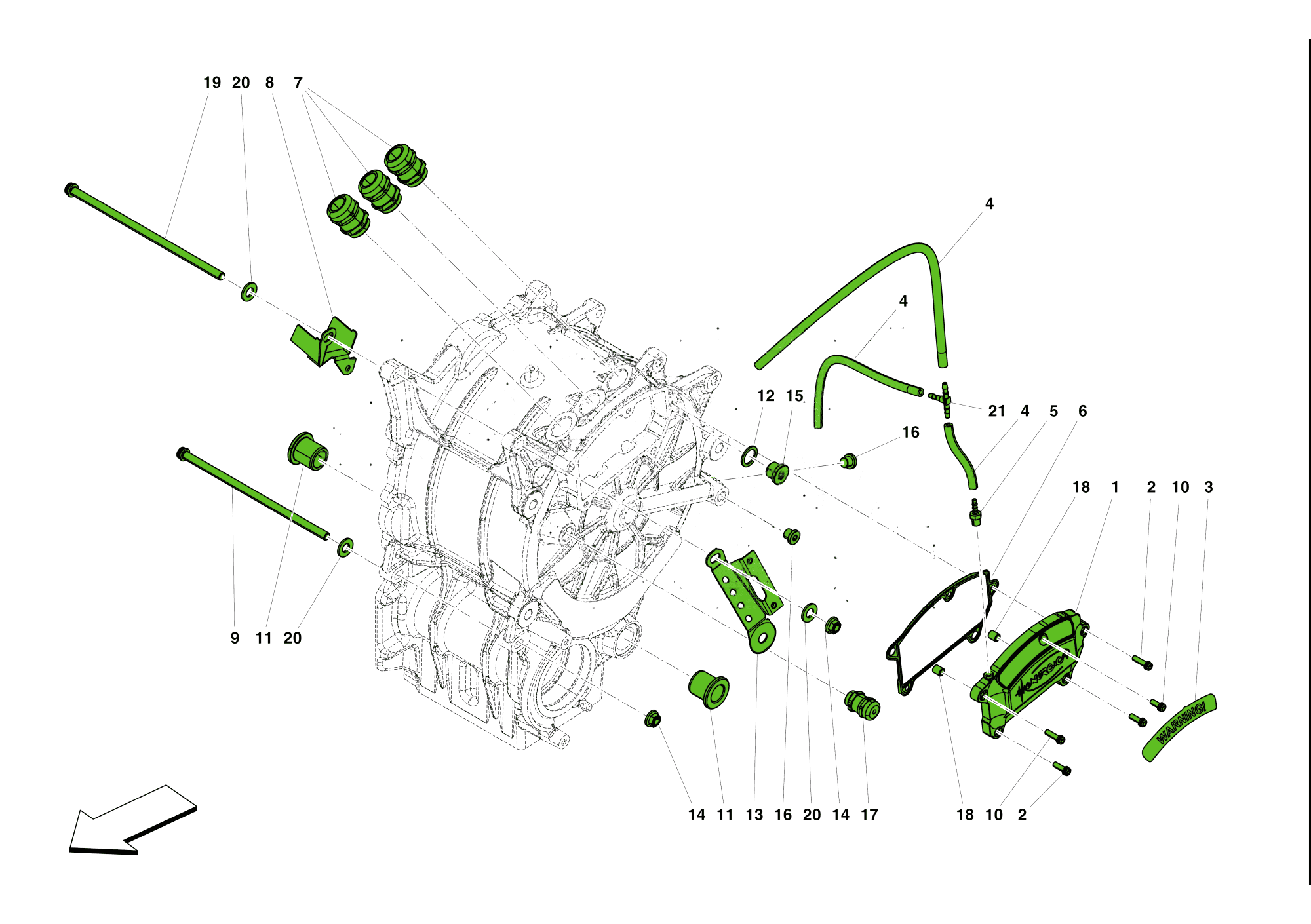 MOTOR COVER AND PLUGS