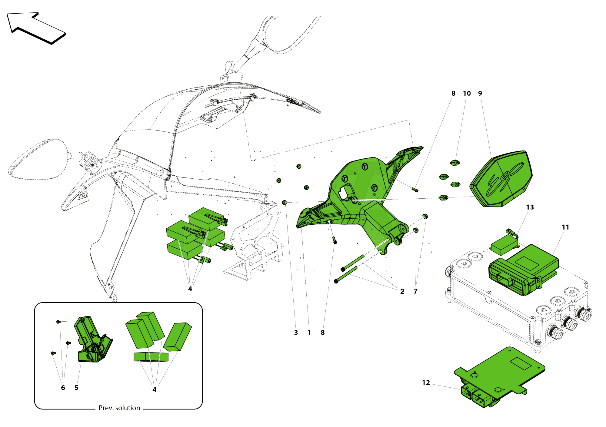 DASHBOARD-CHARGER MANAGER -VCU-HEADLAMP DRIVER