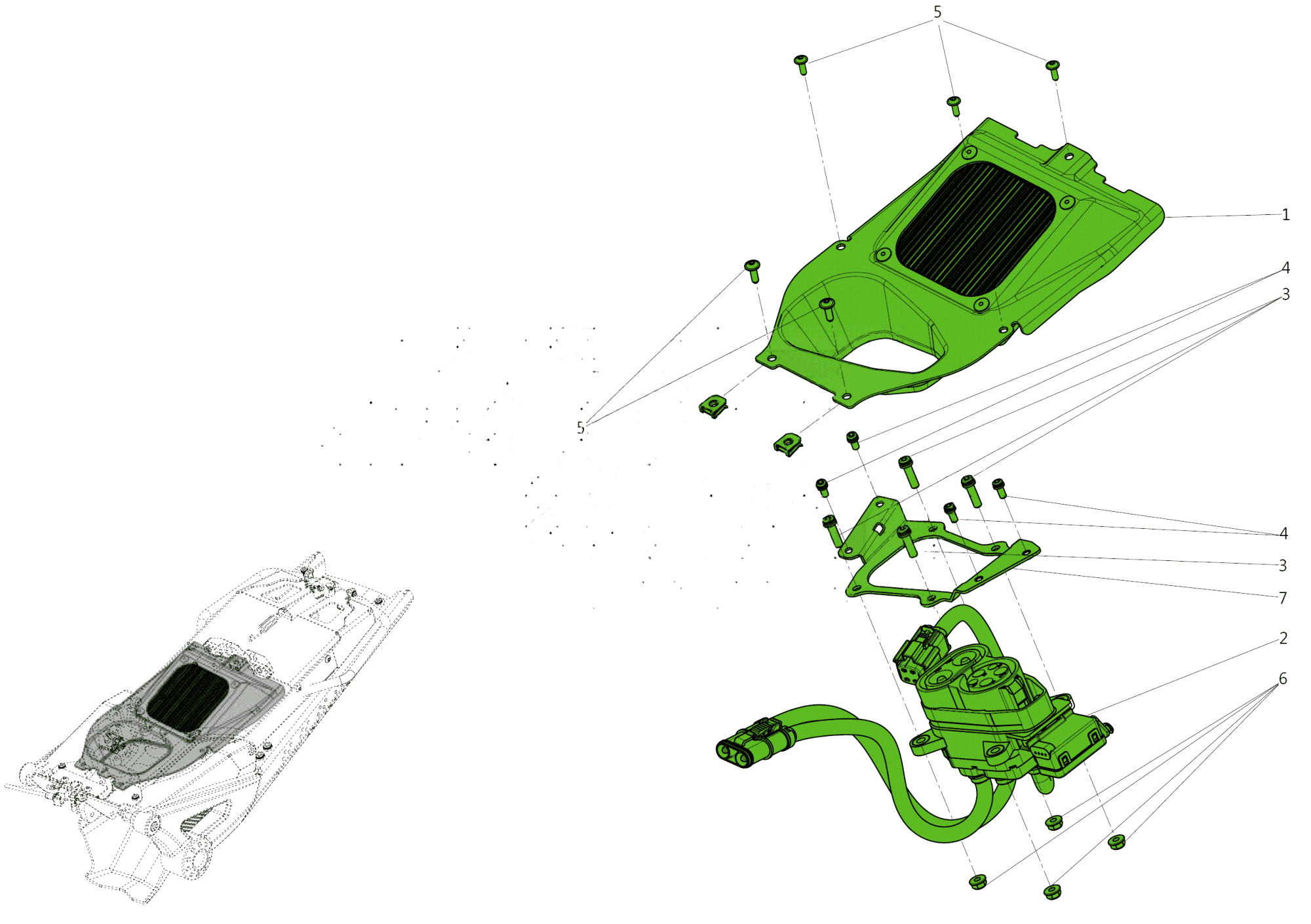 USA CHARGER CONNECTOR AND COVER