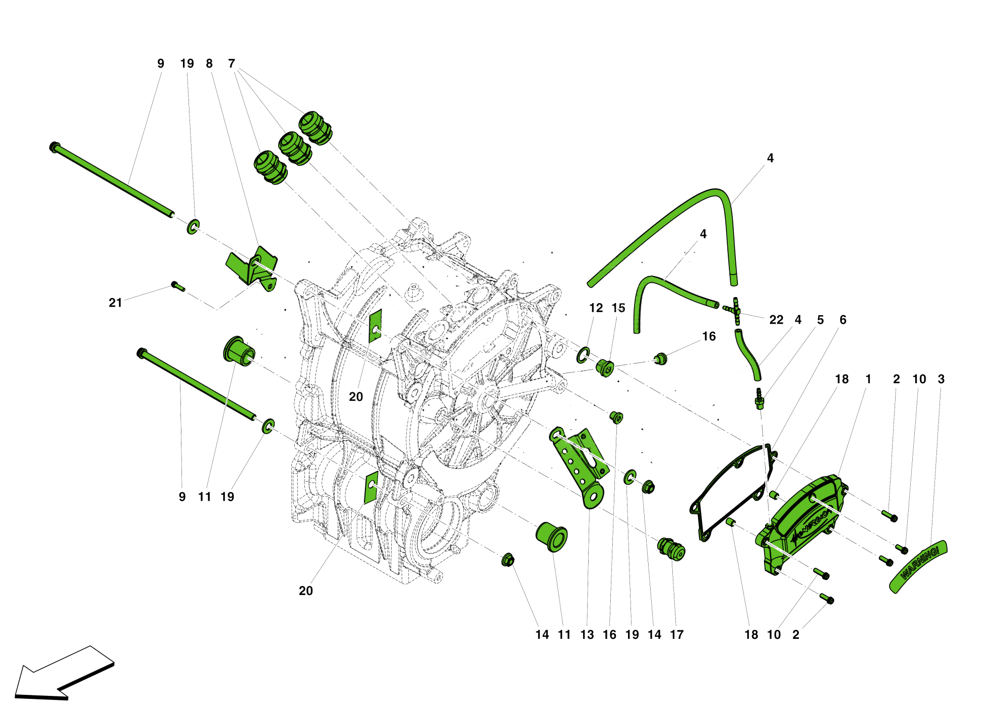 MOTOR COVER AND PLUGS
