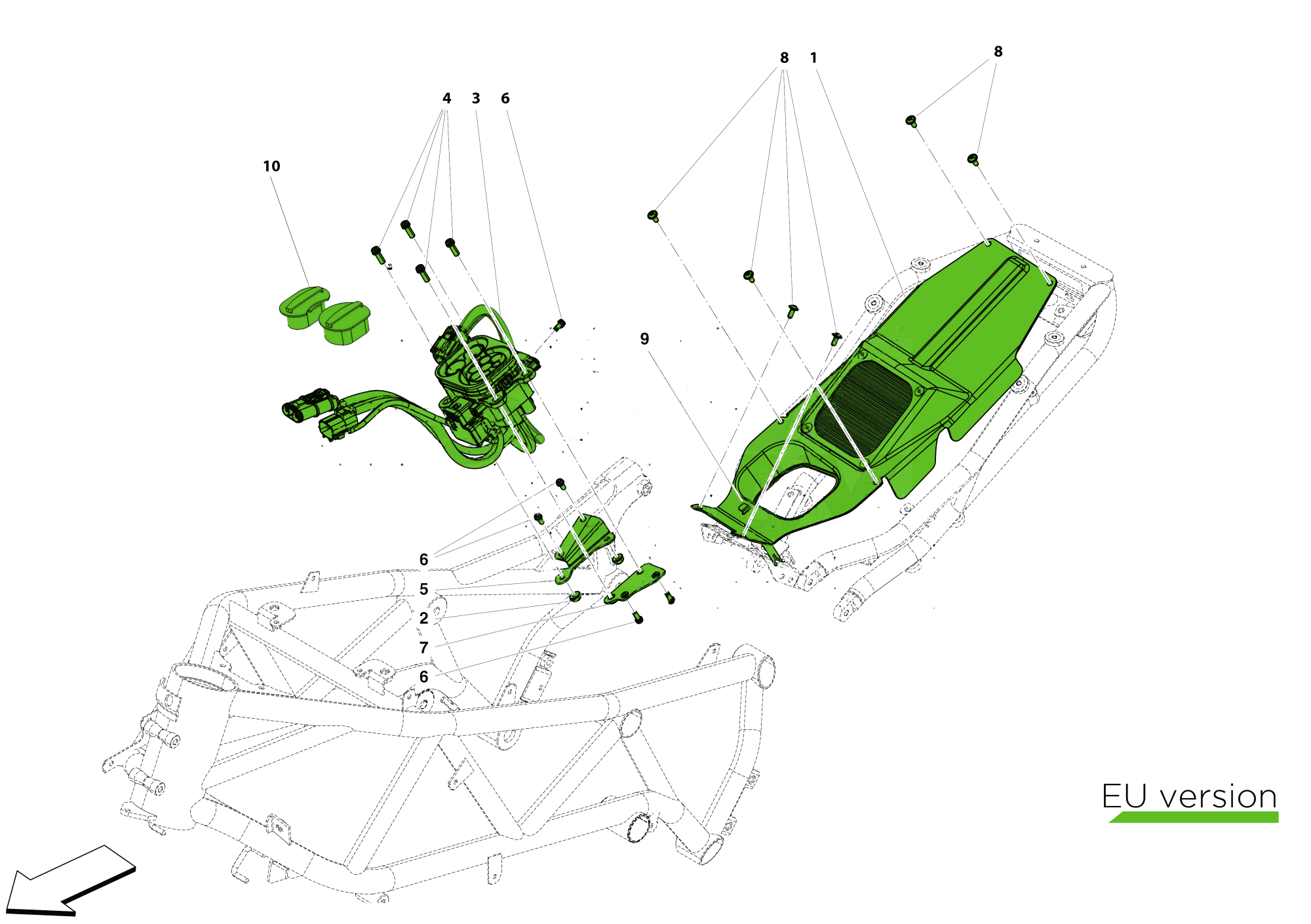 EU CHARGER CONNECTOR AND COVER