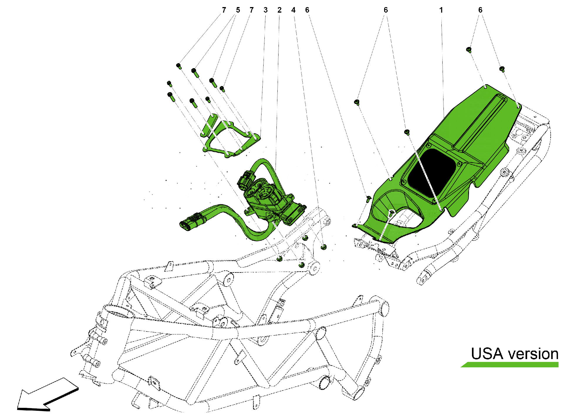 USA CHARGER CONNECTOR AND COVER
