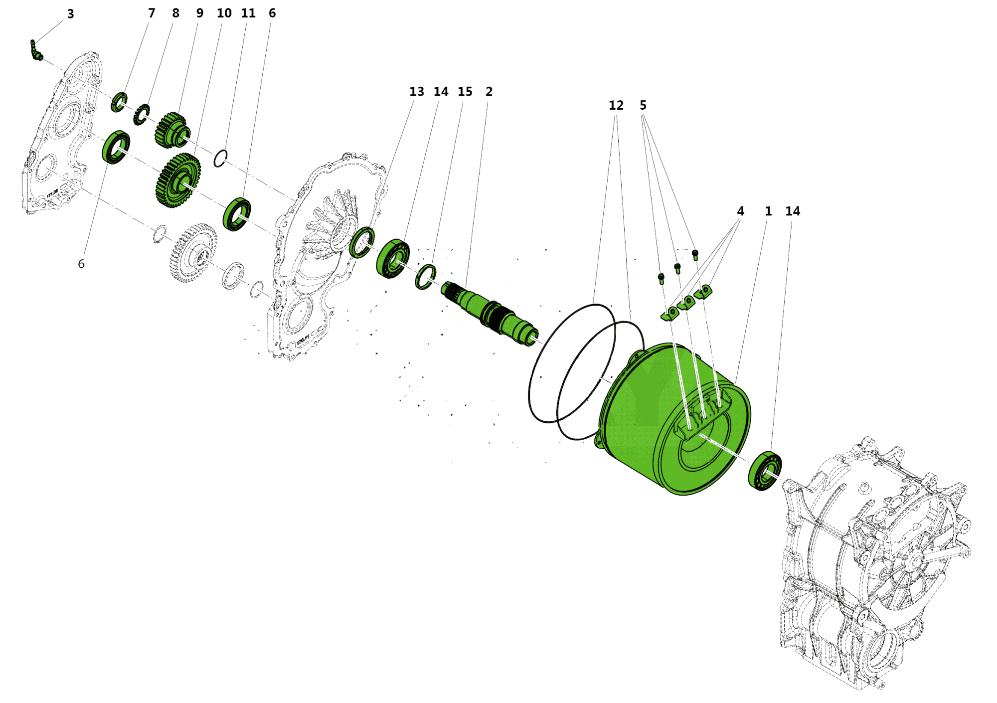 ELECTRIC MOTOR TRANSMISSION