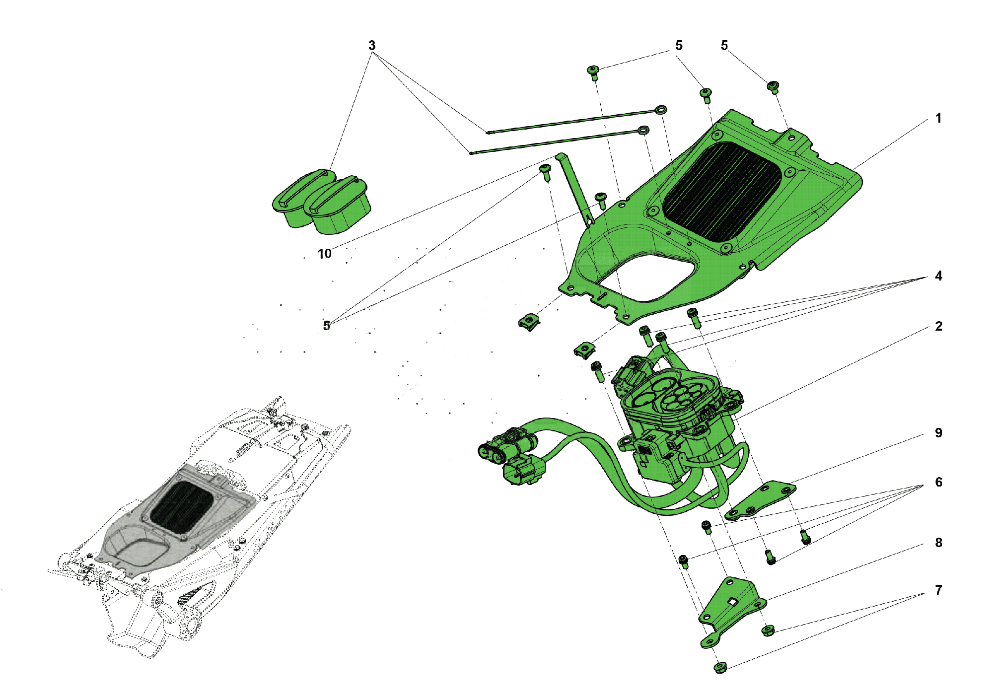 EU CHARGER CONNECTOR AND COVER