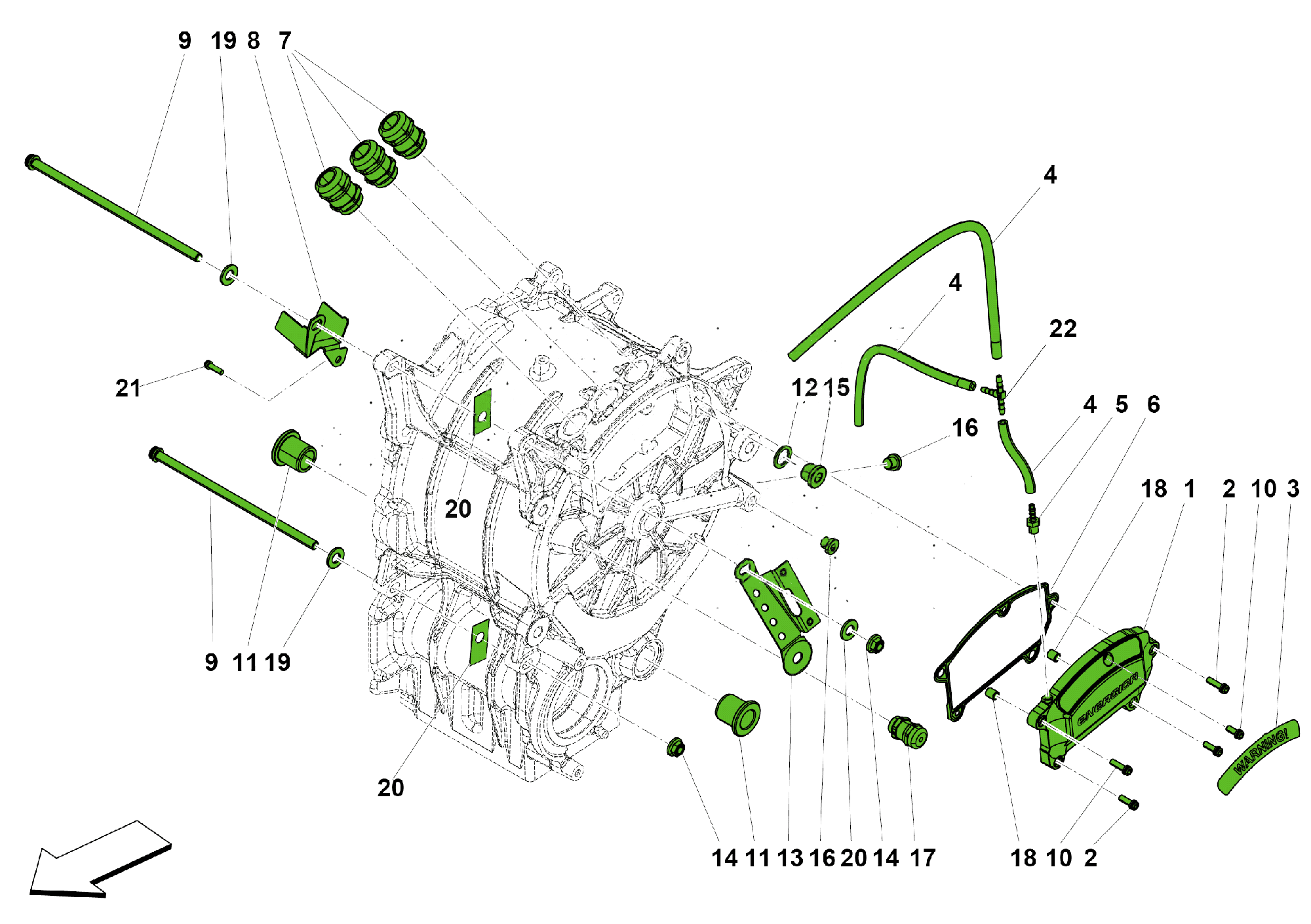 MOTOR COVER AND PLUGS