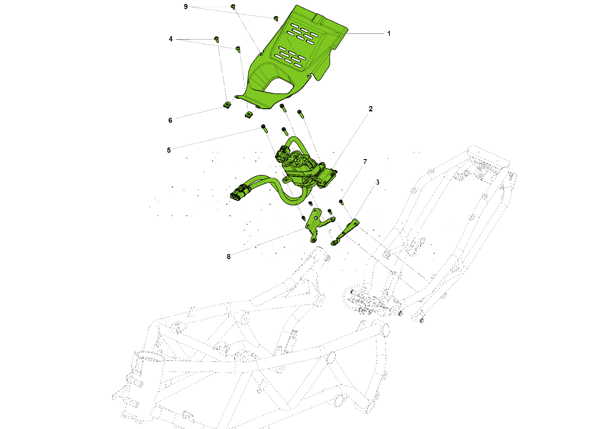 USA CHARGER CONNECTOR AND COVER
