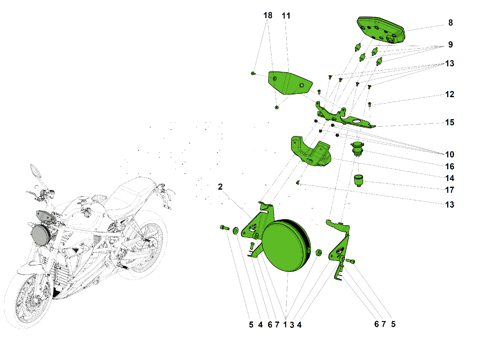 HEADLIGHT - DASHBOARD - USB PORT