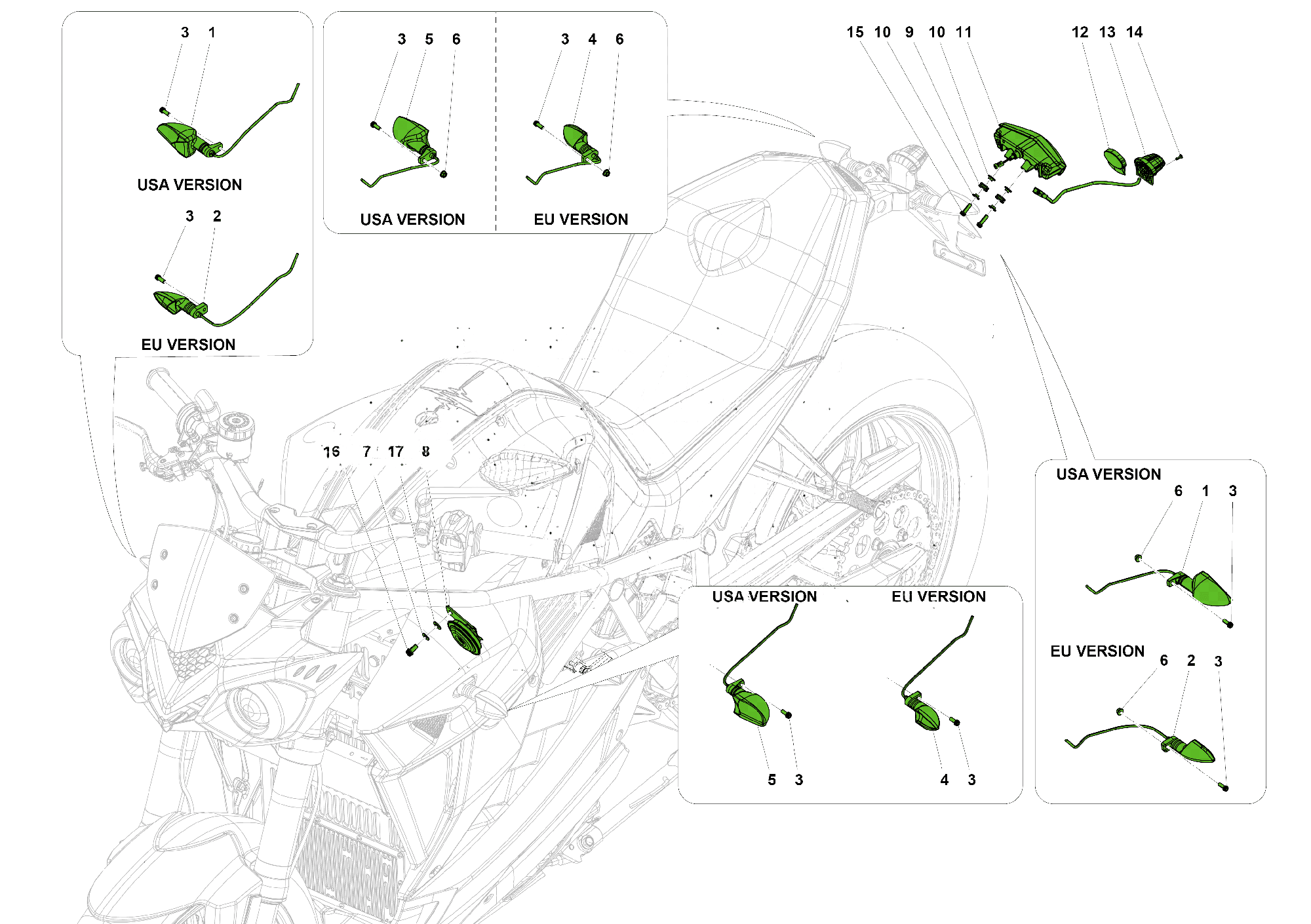 TURN INDICATORS  AND TAIL LIGHT