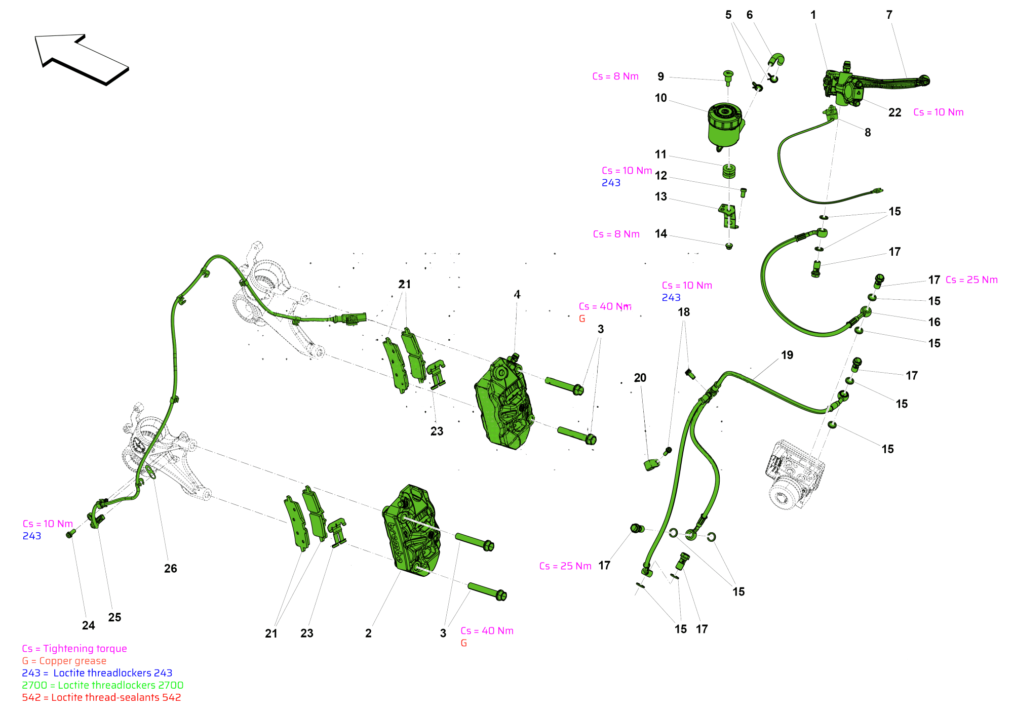 HANDLEBAR AND MIRRORS