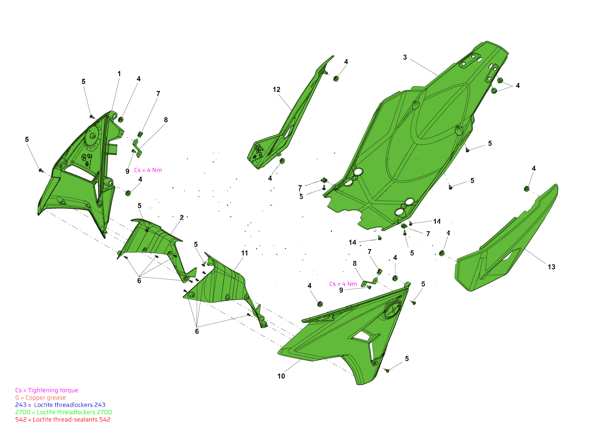 BELLY PAN AND MUDGUARDS