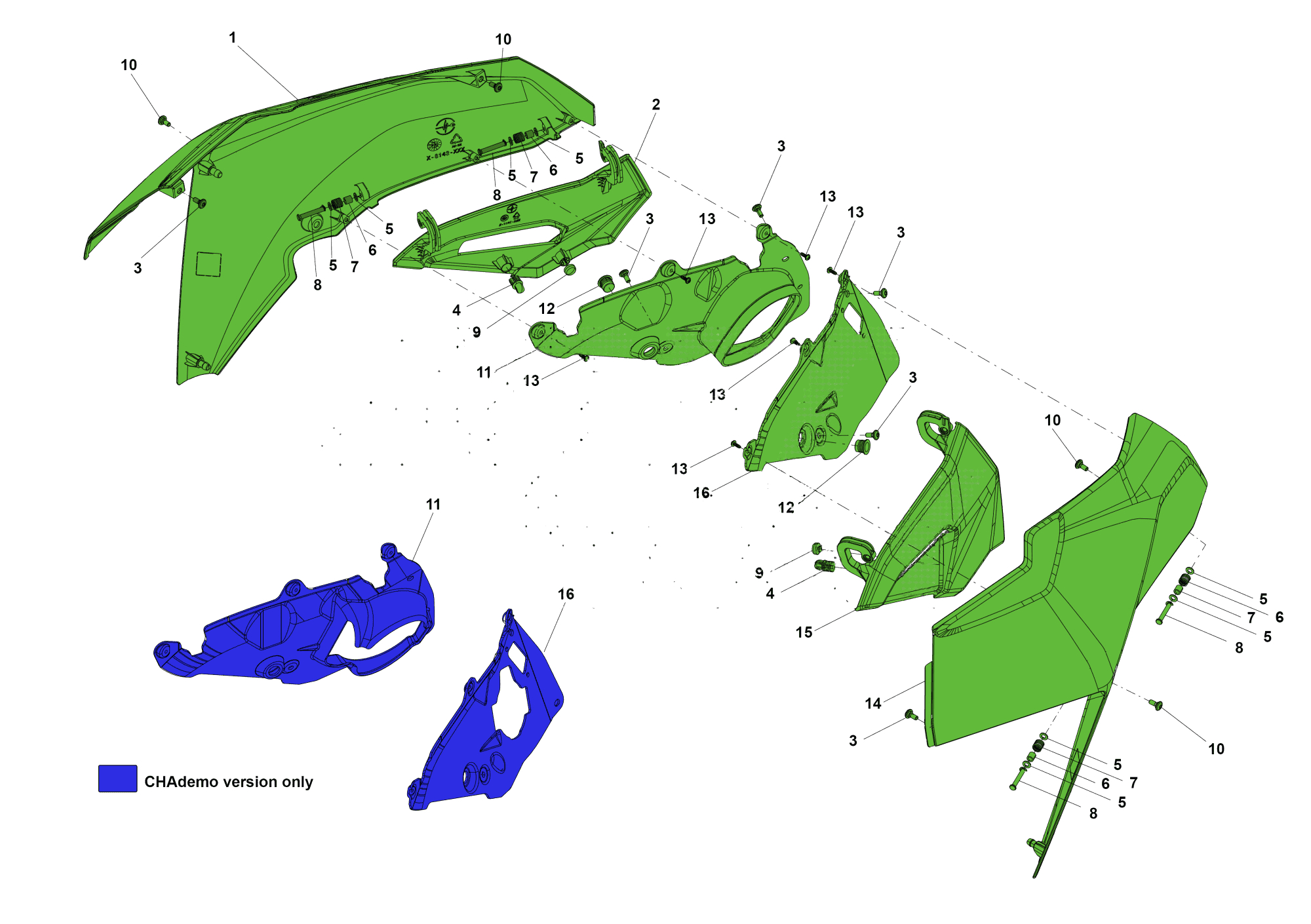 LATERAL AND TAIL FAIRINGS