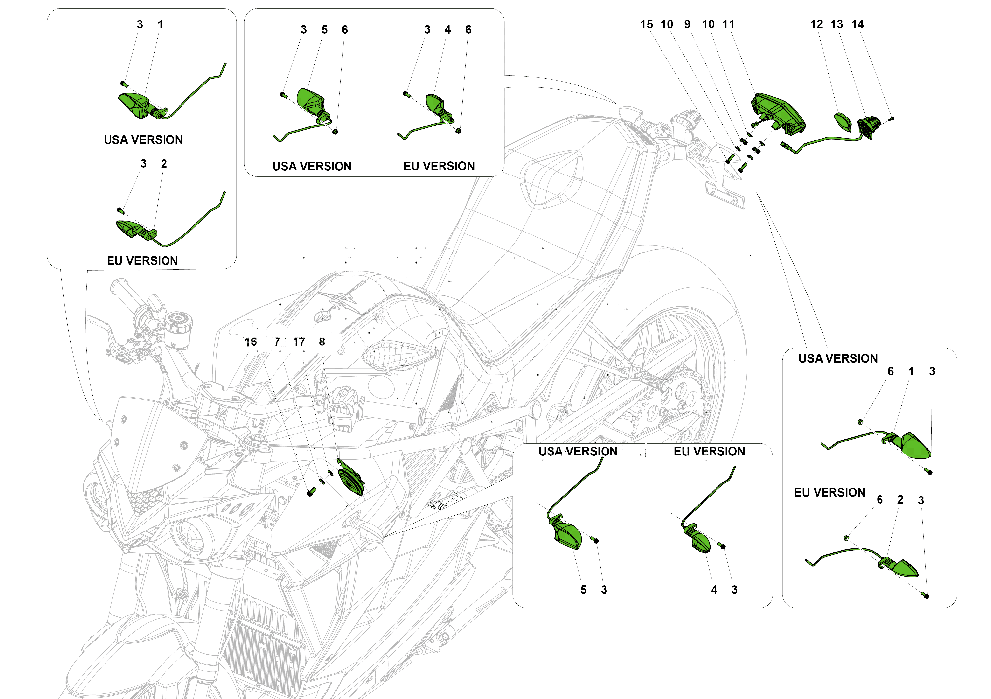 TURN INDICATORS  AND TAIL LIGHT