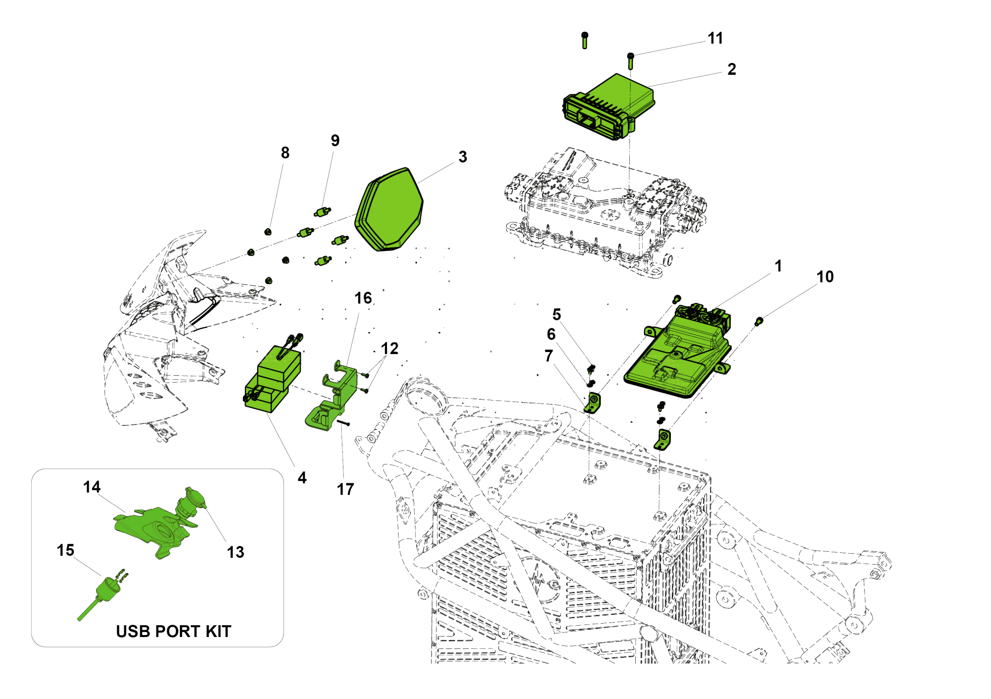 DASHBOARD - CHARGER MANAGER - VCU - HEADLAMP DRIVERS